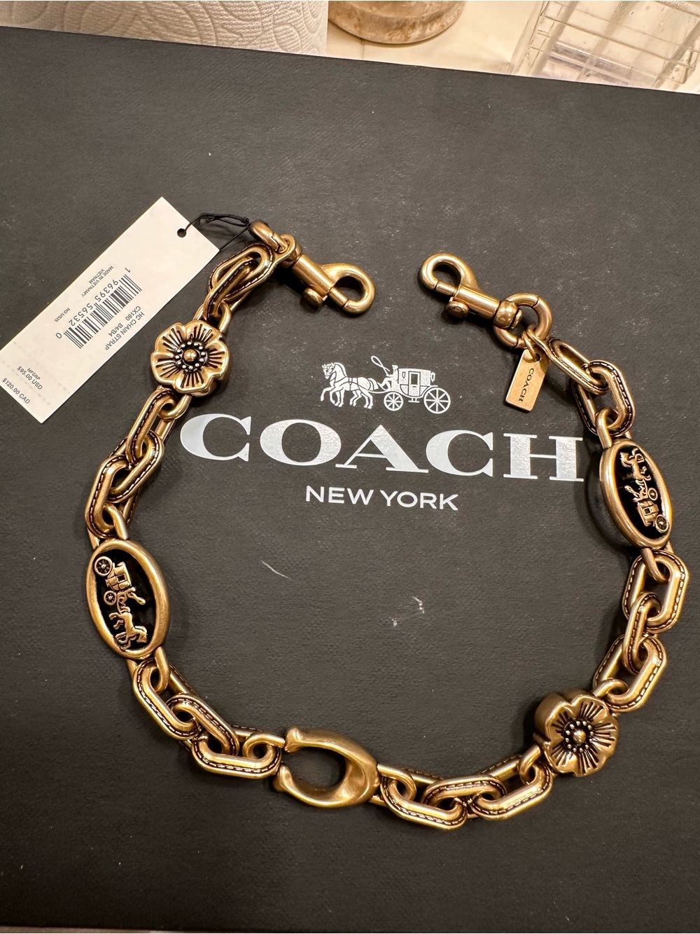 Coach horse and carriage chain strap - Picture 2 of 7